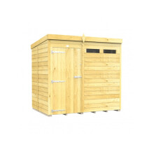 Pent Security Shed 5ft x 7ft Single Door Fast & Free 2-5 Nationwide Delivery
