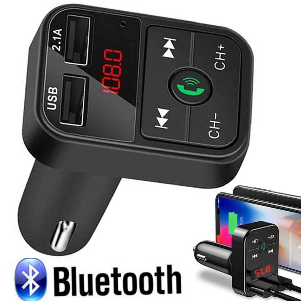 Car Transmitter Handsfree Wireless Bluetooth Mp3 Player Fm Usb Charger 9183850343211