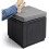 Keter (Graphite) Keter Cube Cushion Seat Table Footrest Storage Box 2