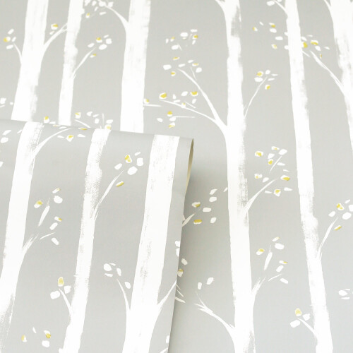 Arthouse Pretty Trees Ochre/Grey 2