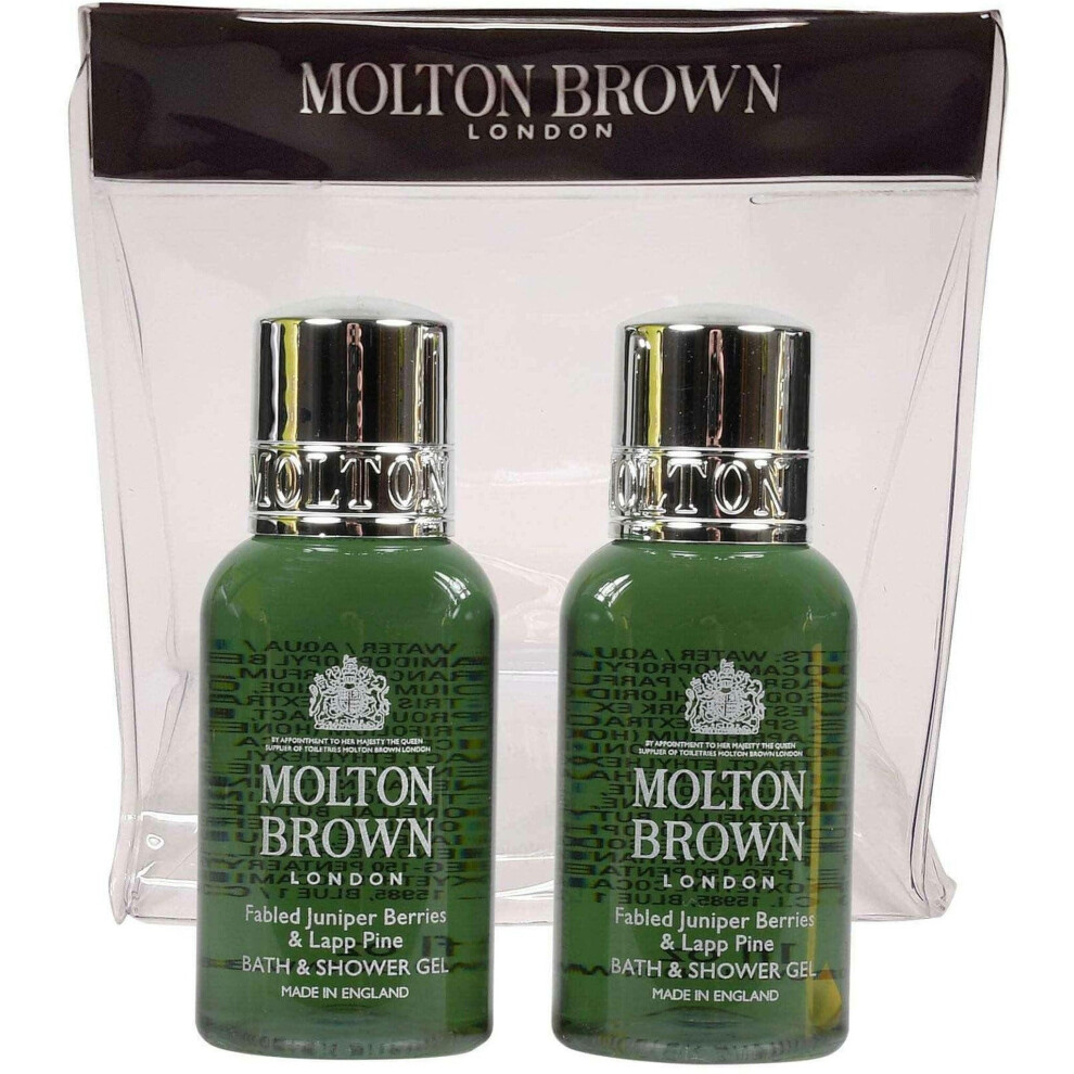 Molton Brown Fabled Juniper Berries & Lapp Pine Gift Set 2 X 30ml Body Wash