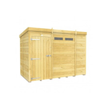 Pent Security Shed 5ft x 9ft Single Door Fast & Free 2-5 Nationwide Delivery