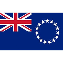 AZ FLAG Cook Islands Flag 3' x 5' - Cook Islander flags 90 x 150 cm - Banner 3x5 ft