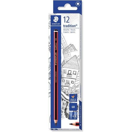 Staedtler STAEDTLER Tradition 110-6B Pencils 6B (Box of 12)