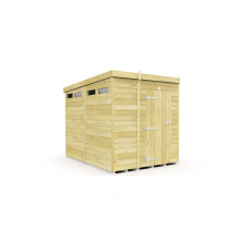 Pent Security Shed 8ft x 5ft Fast & Free 2-5 Nationwide Delivery