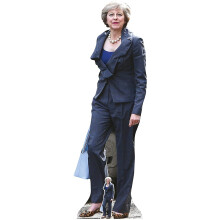 Star Cutouts Famous Politician Lifesize Cardboard Cutout, Theresa May, 170 x 56 x 170 cm