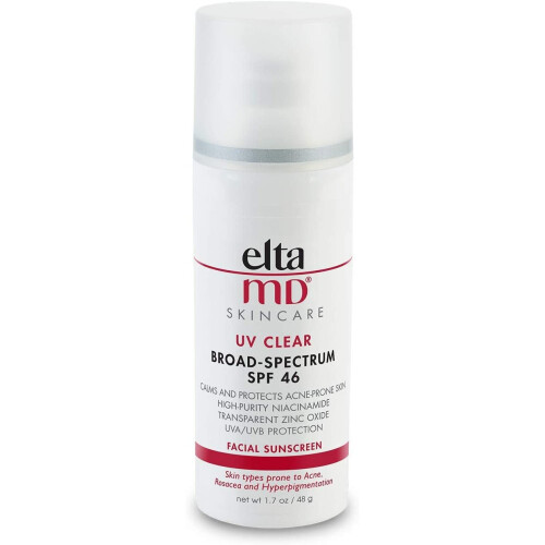 EltaMD UV Clear Facial Sunscreen Broad-Spectrum SPF 46. 1.7 oz / 48g