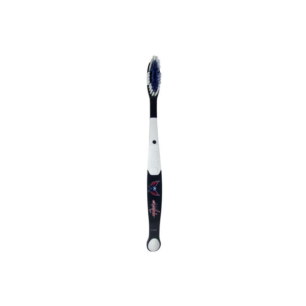 Siskiyousports Siskiyou Htbr150 Unisex Nhl Washington Capitals Mvp Adult Toothbrush