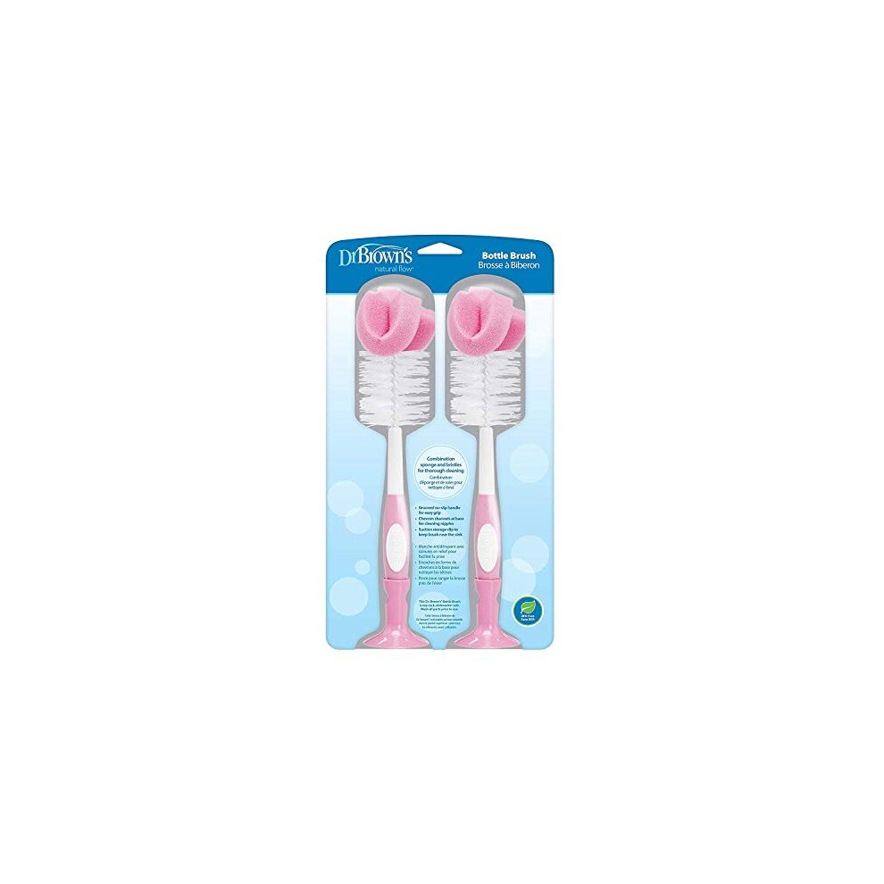 Dr. Browns Baby Bottle Brush - Pink - 2 Count