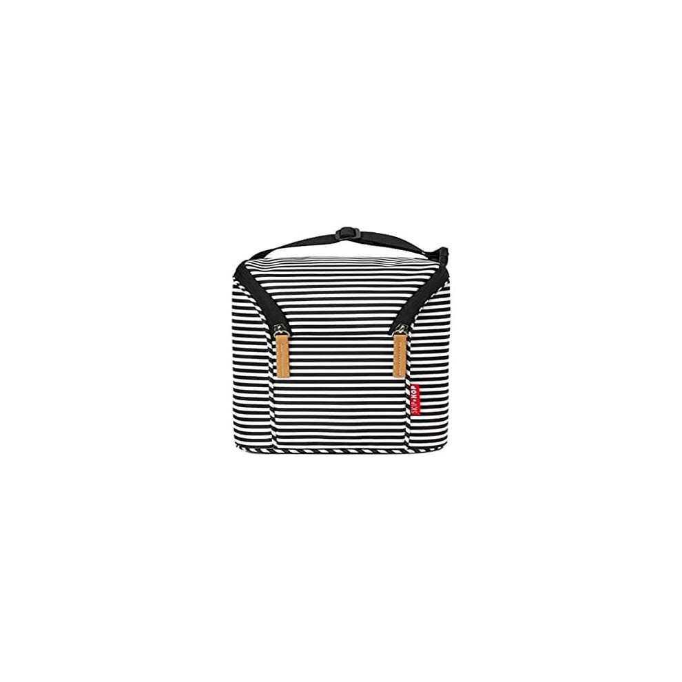 Skip Hop Double Bottle Bag, Black/White