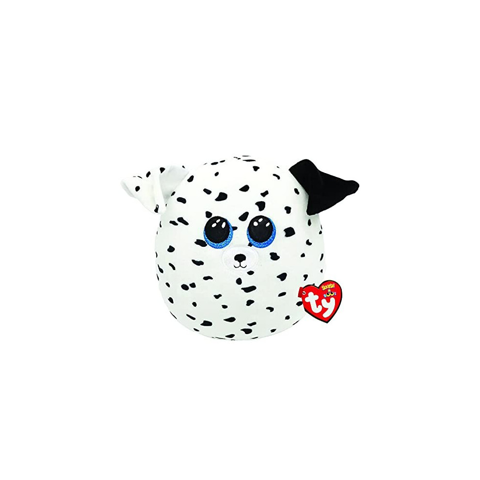 Ty Toys - Squish a Boo Dog Fetch - 20 CM, White, 2009141