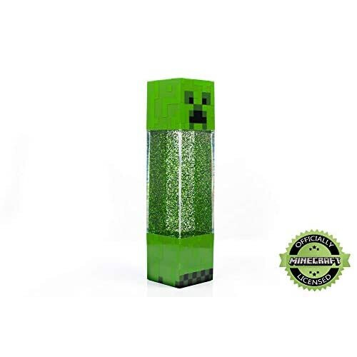 Minecraft Minecraft Creeper Glitter Motion Light | 12-Inch Fun Mood Light LED Lamp 2