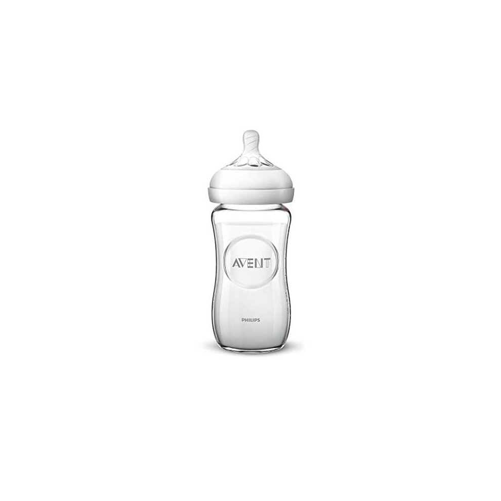 Philips Avent SCF053 / 17 - Natural glass bottle, 240 ml