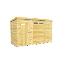 Pent Security Shed 5ft x 11ft  Single Door Fast & Free 2-5 Nationwide Delivery