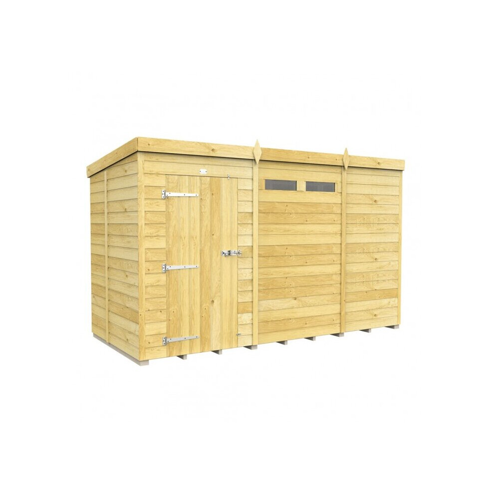 Pent Security Shed 5ft x 11ft  Single Door Fast & Free 2-5 Nationwide Delivery