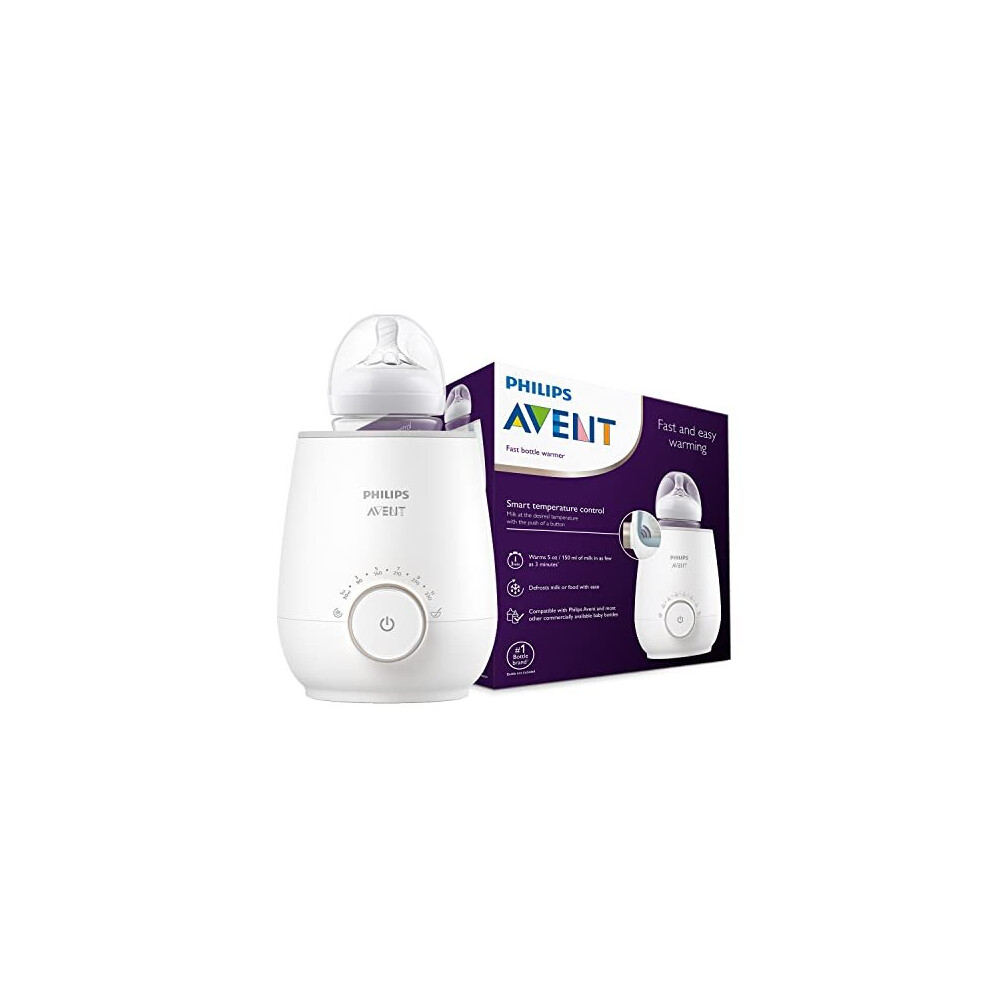 Philips Avent Fast Bottle Warmer with Smart Temperature Control: Warms Evenly, No Hotspots  SCF358/00