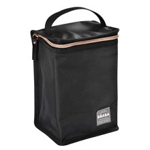 BÉABA - Insulated Baby Meal Pouch - Large Capacity - Thermal Bottle Storage - Bag for carrying full meals - Foldable - Soft Waterproof Mater