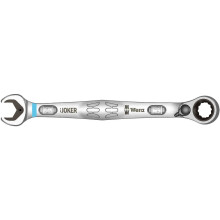 Wera 05020066001 Ratcheting Combination Wrench Joker Reversible 11x165mm, Cyan, 11 mm