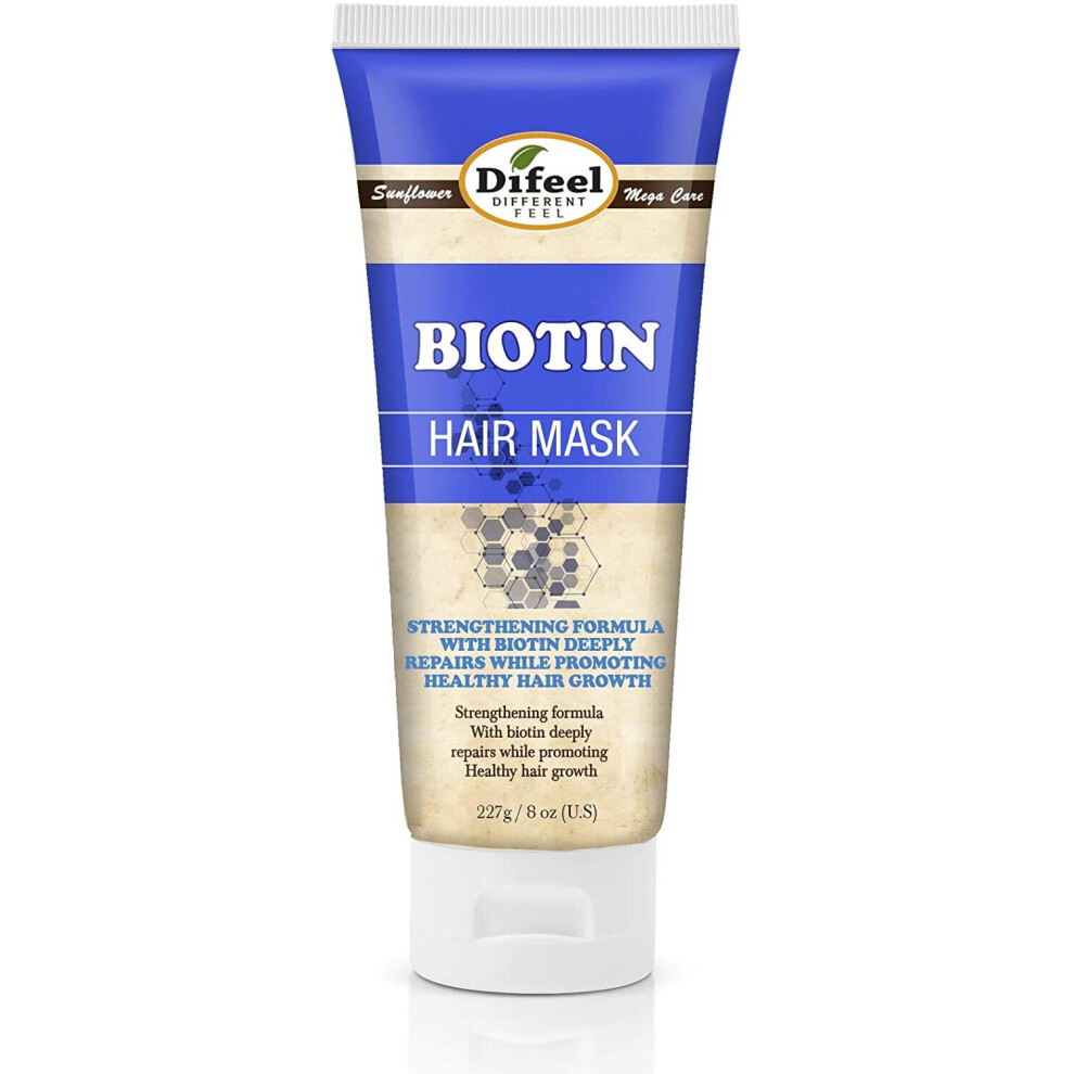 Difeel Biotin Hair Mask 235 Ml - Deep Conditioning Mask Hair Treatment