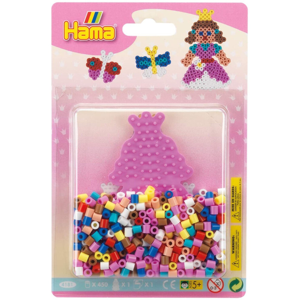 Hama 10.4181 Princess Small Blister Pack, Multicolour, One Size