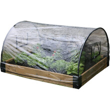 Haxnicks Bed010103 Raised Bed Weather Protection Poly Cover, White, 1.2 1 m x 50 cm