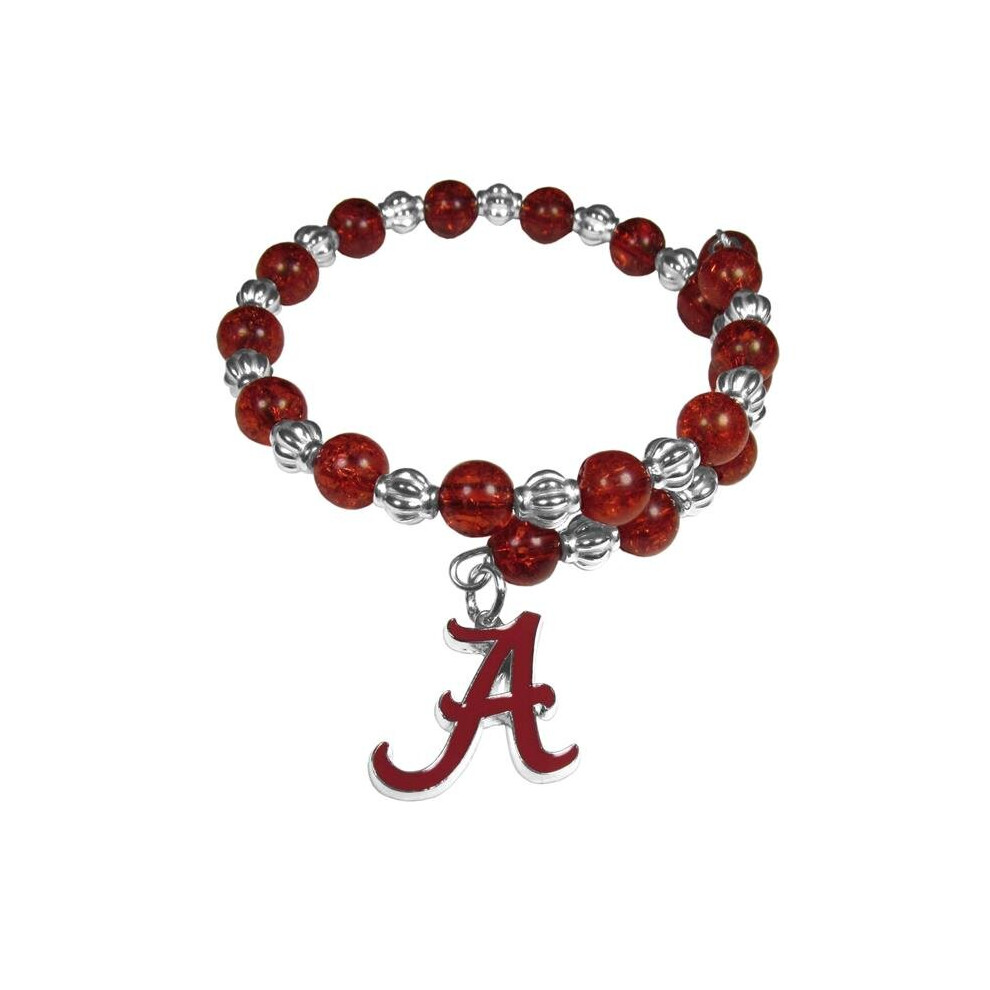 Photos - Bracelet Siskiyou CLWB43 Female NCAA LSU Tigers Bead Memory Wire Flexible Fit 