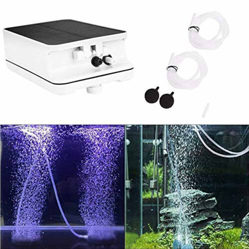 Solar Powered Oxygen Aerator Quiet Air Pump Aquarium Oxygen Aerator