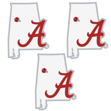 Baylor Bears 3-Piece Retro Decal Set – Vinyl Stickers For Car, Laptop, Windows & More