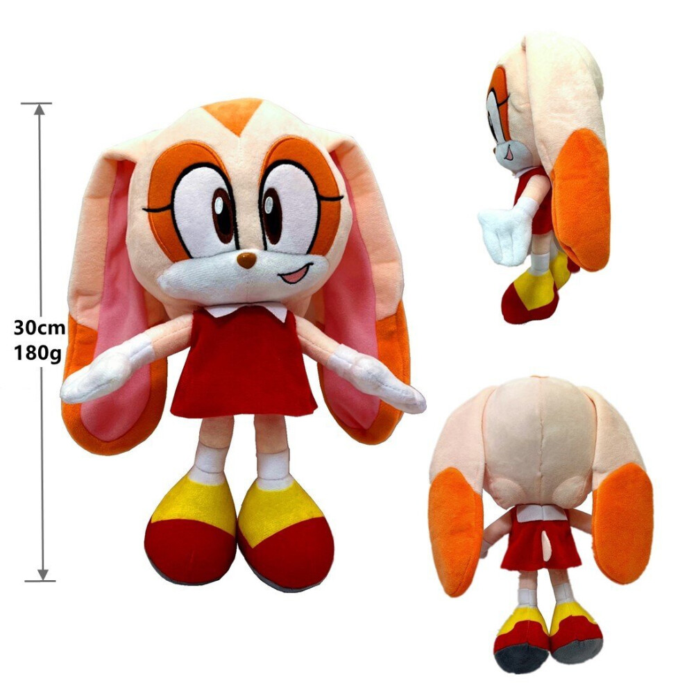 ( The Rabbit) 27Cm Sonic The Hedgehog Plush Doll Teddies Plushies Teddy Figures Toys Kids Gift Cream