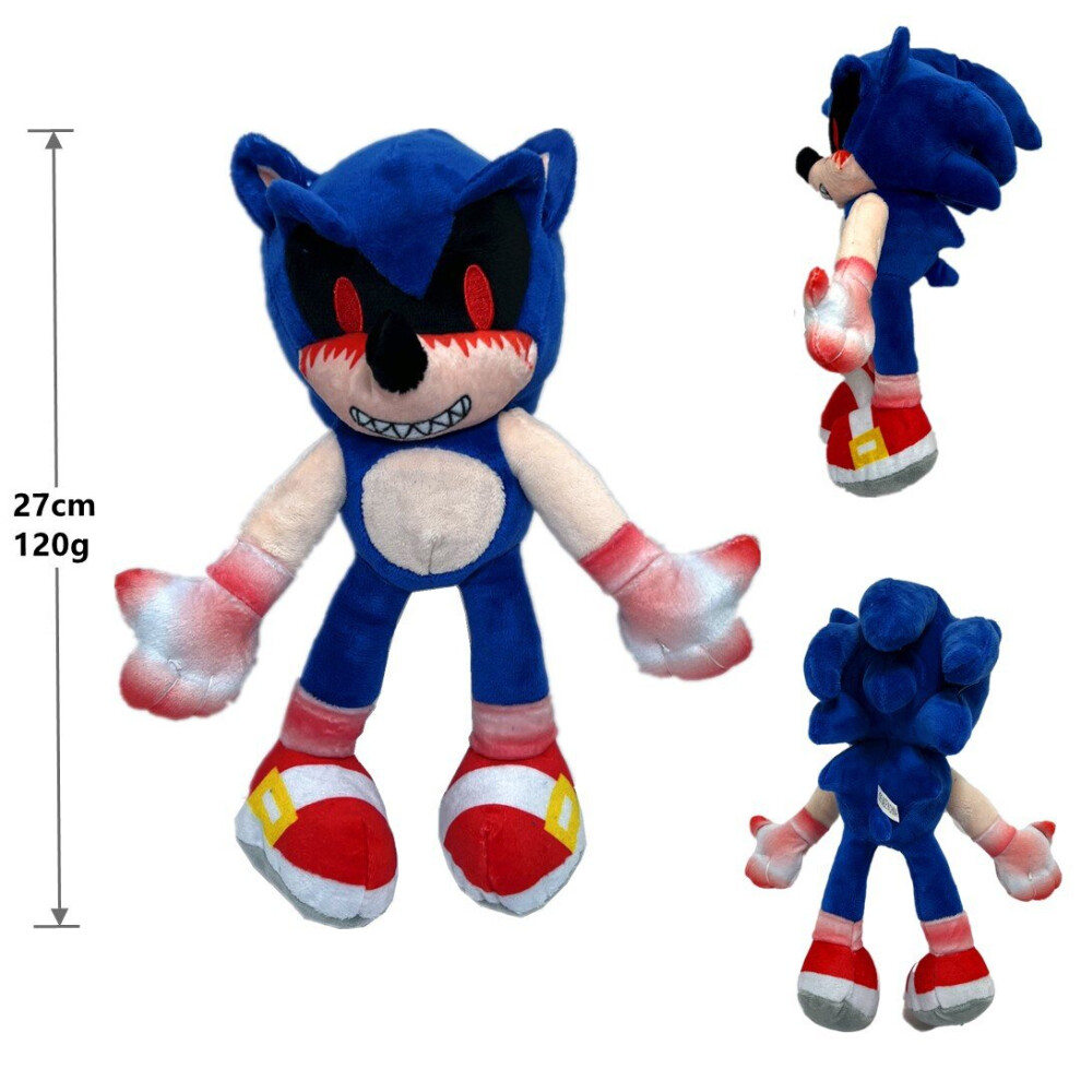 (Sonic the Vampire) 27cm Sonic the Hedgehog Plush Doll Teddies Plushies Teddy Figures Toys Kids Gift