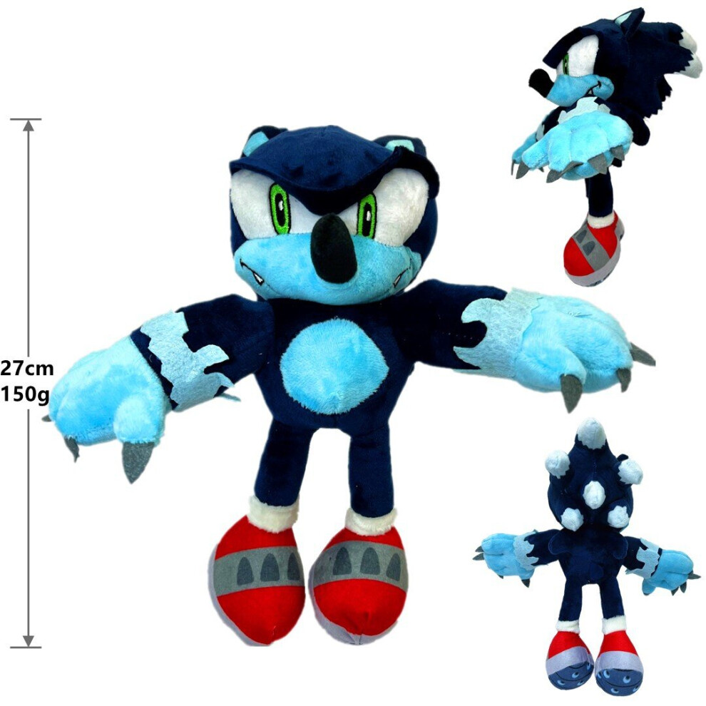 (Sonic the Werehog) 27cm Sonic the Hedgehog Plush Doll Teddies Plushies Teddy Figures Toys Kids Gift
