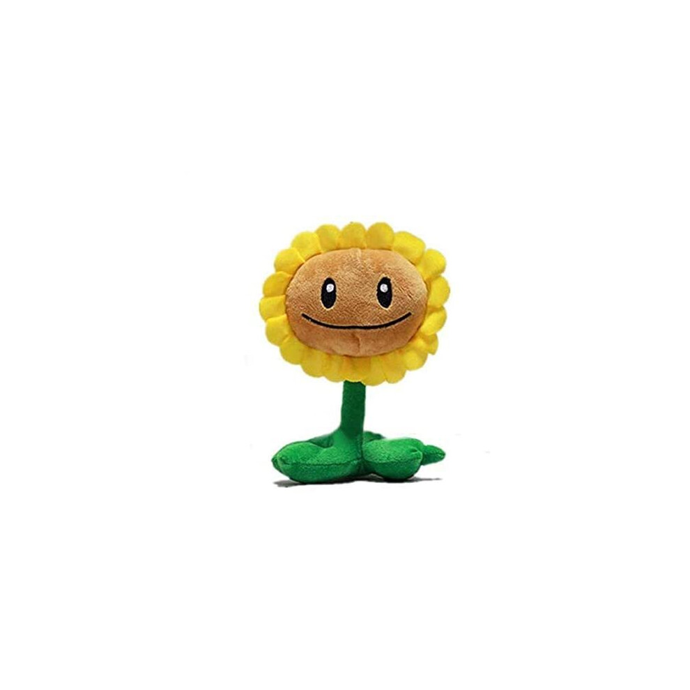 LAARNT 20cm Simulation sunflower plush toy, sun flower pillow, plant shape plush doll children birthday gift