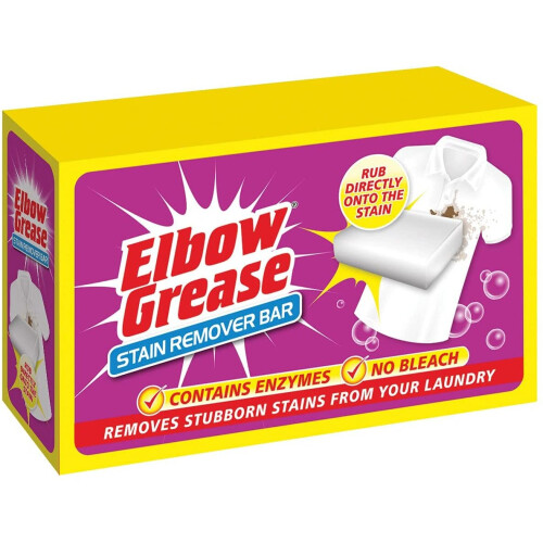 Κίτρινο, 100 g (συσκευασία του 1) Elbow Grease Stain Remover Bar 100g