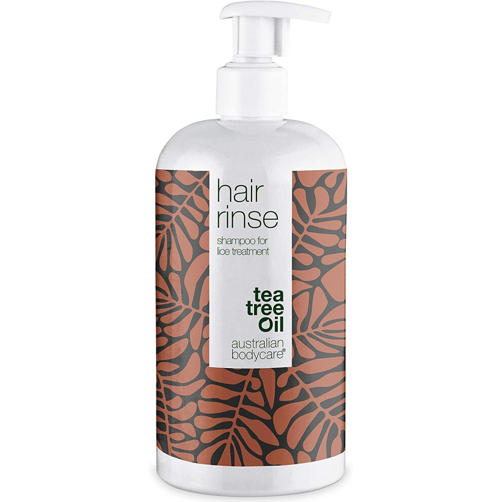 Tea Tree Oil Australian Bodycare Australian Bodycare Hair Rinse 500Ml - Shampoo After Treatment For Lice | Tea Tree Oil Treatment Shampoo With 100% Pure Tea Tree Oil
