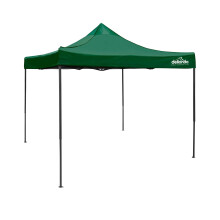 Premium 3x3m Pop-Up Gazebo, Heavy Duty, Water Resistant, Carry Bag, Stakes & Weight Bags - Dark Green - DG132