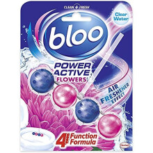 Bloo Power Active Fresh Flowers Toilet Rim Block 50g
