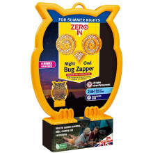 Zero In ZER888 Night Owl Rechargeable Bug Zapper - Multicolour, USB Rechargeable, Indoor/Outdoor, 4 LED Lights, Hang or Free-Stand