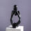 (Black ) Thinker Desktop Sculpture Resin Statue Figurines Office Ornament 1