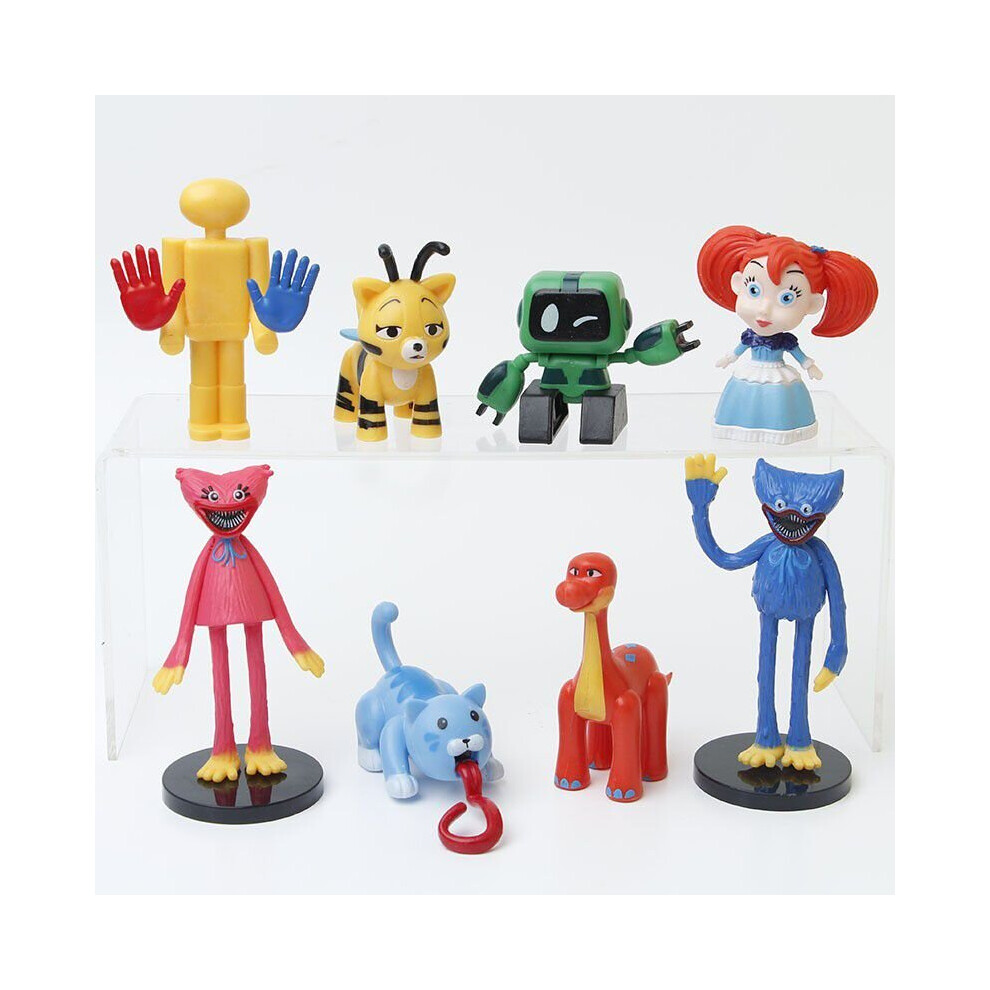 8Pcs/Set Poppy Playtime Huggy Wuggy Model Action Figures Toys on OnBuy