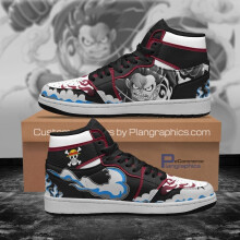 (5.5) One Piece Shoes Monkey D Luffy Sneakers Custom Anime Shoes