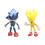 6Pcs/Set Sonic Hedgehog Puppen Schatten Figur Modell Spielzeug 4