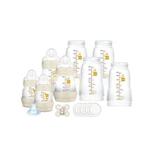 Mam Easy Start Anti-Colic Baby Bottle Set, 8 Baby Bottles in Sizes 130 Ml, 160 Ml and 260 Ml, 1 Starter Nanò Soother 4 Sealing Pads, 1 Extra