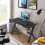 Gaming Desk Led Lights PC Computer Writing Table with Headphone Hook 4