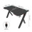 Gaming Desk Led Lights PC Computer Writing Table with Headphone Hook 5
