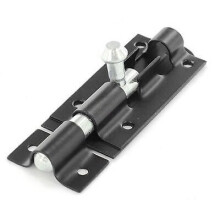ChoicefullBargain 150mm(6") - Door Bolt Black Tower Bolt Gate Shed Door Slide Bolt