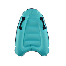 (Blue) Outdoor Portable Inflatable Surfboard Safety Exercise Training PVC Surfing Paddle Board Adult Children