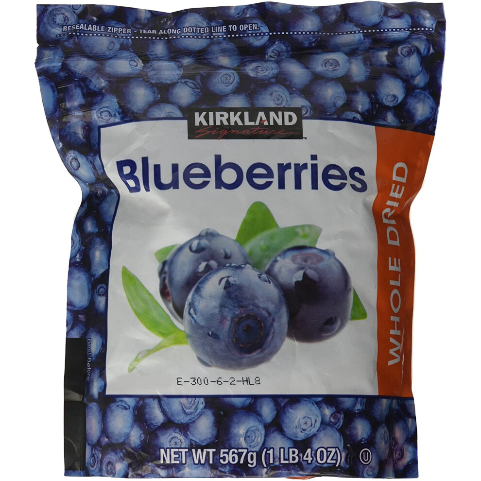 Kirkland Signature Whole Dried Blueberries 20 Oz