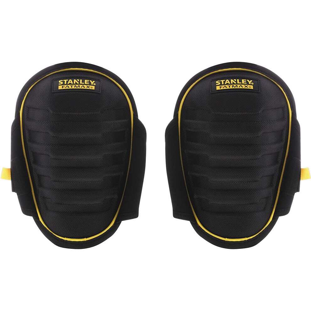 Stanley Fatmax Fmst82959-1 Fatmax Gel Kneepads, Black & Yellow, One Size (Adjustable)