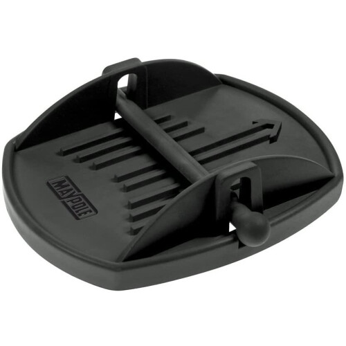 Maypole MP4976 Caravan Jack Pad (Pack of 4) - Black