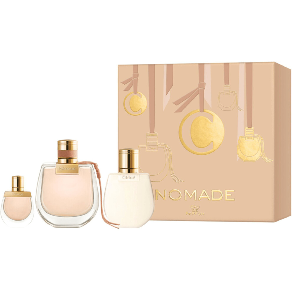 Chloe Nomade Gift Set 75ml EDP + 5ml EDP + 100ml Body Lotion